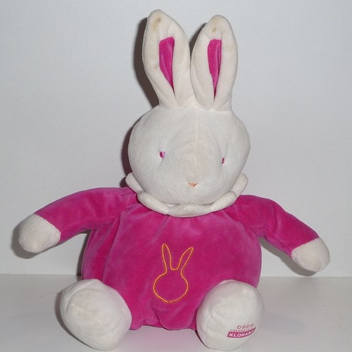 Doudou lapin klorane rose - doudou,