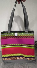 ENSEMBLE SAC CABAS + POCHETTE +2 PORTE-CARTE ASSORTIS MULTICOLORE