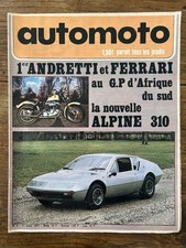 AUTOMOTO #9 Mars 1971 - ALPINE