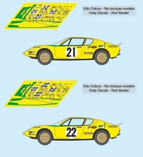 Décal Ligier JS2 Le Mans 1972