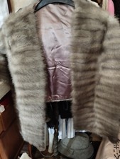 Étole en Vison Gris