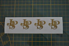 4 STICKERS  JPS Vinyle Voiture  30X30MM