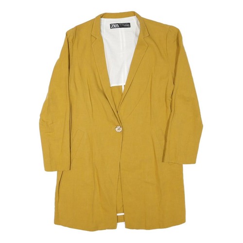 Zara veste taillée jaune - taillée,