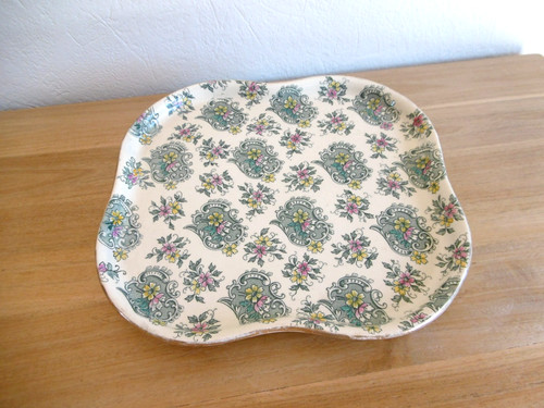 Plateau lobe faience gien - lobe,