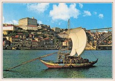 PORTUGAL PORTO RIO DOURO VUE DU PONT ET BATEAU RABELO