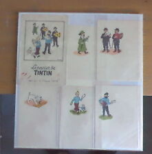 Papier à lettre « Pelletier » année 50 rare TINTIN