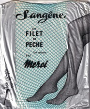 Bas résille Sangêne Bleu