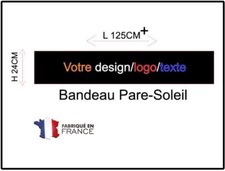 Stickers JDM bande pare soleil sunstrip autocollant personnalisé automobile