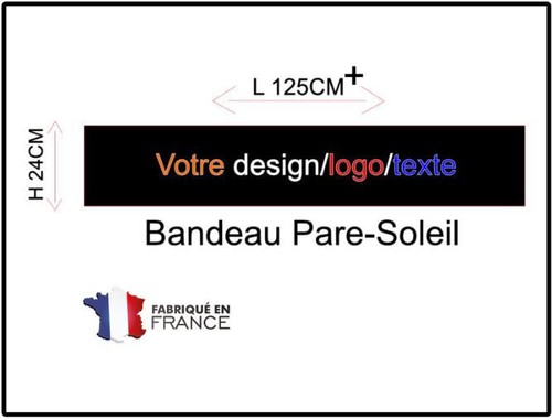 Stickers jdm bande pare soleil - bande,
