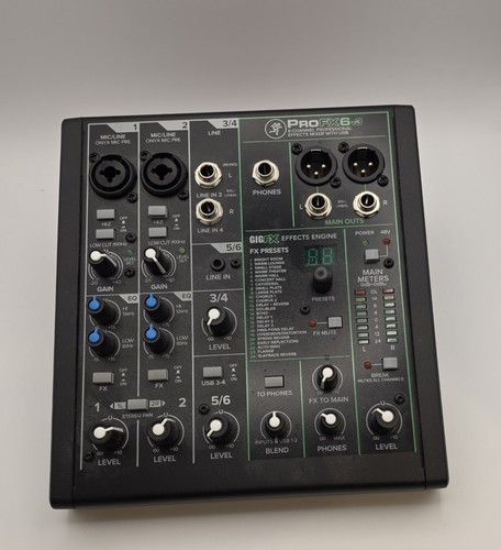 Mackie profx6v3 channel - mackie,