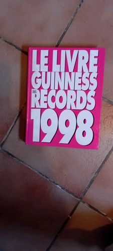 Livre guiness des records - records, 1998