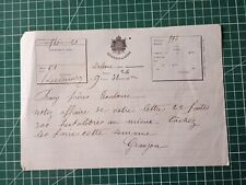 AZ087 télégramme circa 1876