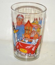 Ancien Verre à moutarde LES PETITS MALINS vintage Amora FR3 1986