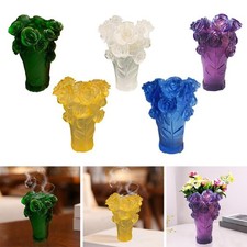 Vase à fleurs en cristal Art déco bouteille de fleurs pour studio de yoga