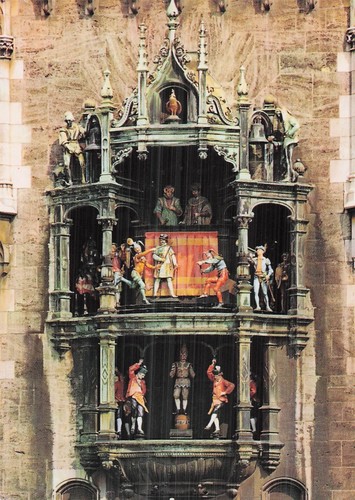 Allemagne munich glockenspiel - allemagne,
