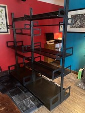 Etagère bibliothèque en métal. Strafor. Bibliothèque de Toulouse. 1930.