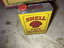 ancien bidon huile SHELL