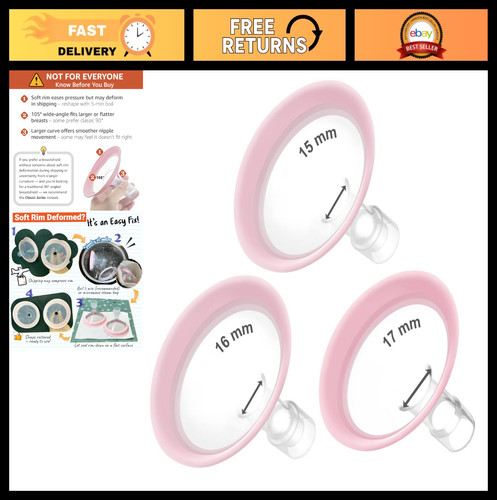 Breast pump flanges set - pump,