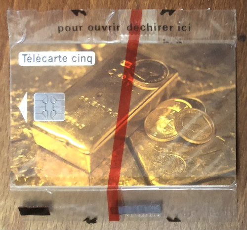 Telecarte lingot or - lingot, d'or