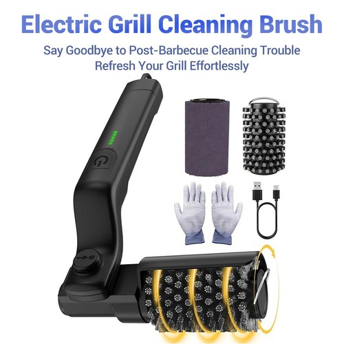 Electric grill brush speed - grill, 3-speed