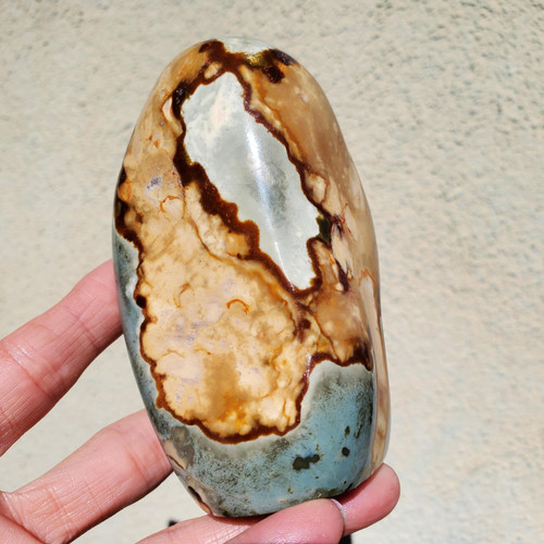 Blue polychrome jasper - blue,
