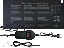 KETOTEK Tapis Chauffant avec Thermostat 220V 30W pour Semis Plante, Nappe