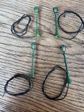 LOT DE QUATRE LAMPADAIRES ELECTRIFIES HO 1/87 NOCH PREISER HERPA MERTEN FALLER ?