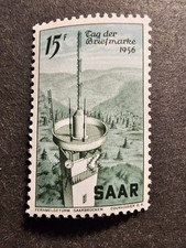 TIMBRE FRANCE COLONIE SARRE