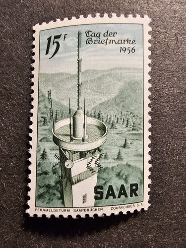 Timbre france colonie sarre - timbre,