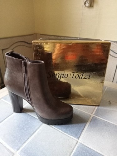 Bottines couleur beige taille - bottines,