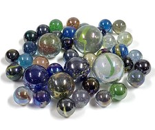 Marbles En Verre Vintage Oily