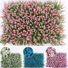 Tapis de gazon artificiel pratique haie murale décoration mariage blanc 40*60 c