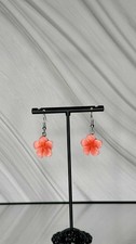 Boucles oreilles plumeria - d'oreilles,