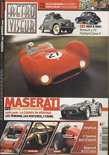 RETROVISEUR n°219 01/2007 MASERATI RENAULT 4CV PANHARD DYNA X AMPHICAR