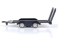 Remorque plateau porte voiture 1/43 - Metal Trailer Diecast Motormax 76081