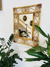 Miroir rectangulaire en bambou – par Franco Albini pour Bonacina - 669003