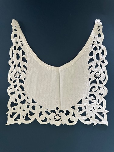 Superbe col ancien broderie - col, en