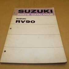 PARTS LIST SUZUKI RV 90 VAN VAN 1973  -  CATALOGUE PIECES DETACHEES LISTING