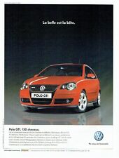 Publicité Advertising 037  2006  la nouvelle Polo GTI  Volkswagen vw