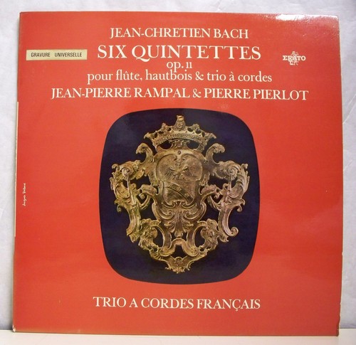33t bach rampal pierlot - 33t, disque