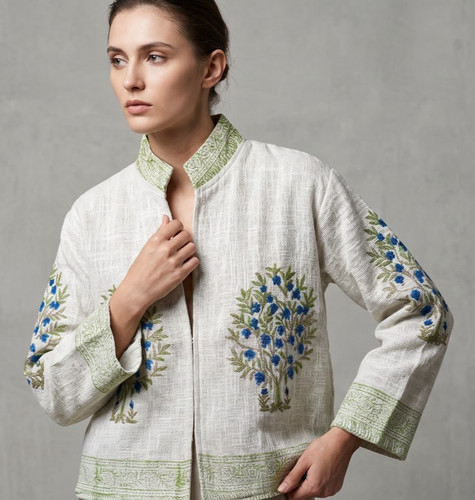 Veste coton femme réversible - coton,