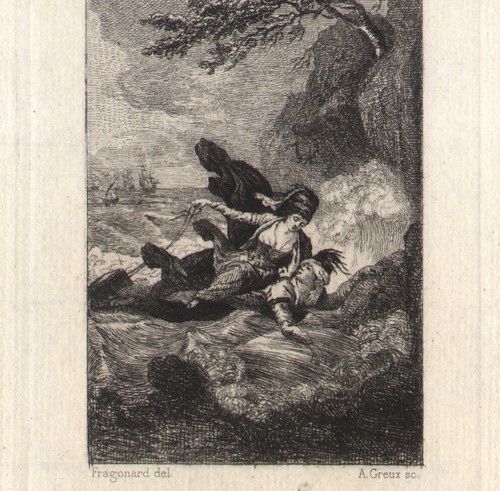 1877 gravure eau forte - 1877,