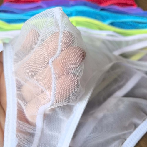 Slip homme maille - , transparente