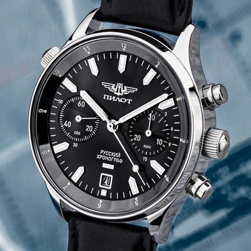 Poljot 3133 civil - poljot, chronographe