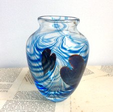 Vase Coeurs & Volutes Vintage