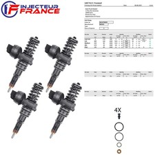 4x 0414720035 045130073T BOSCH BUSE  POMPE  UNITE PDE Audi VW 1.9TDi 038130073F