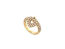 BAGUE POIRAY COEUR SECRET T52 69 DIAMANTS 1CT EN OR JAUNE 18K 6.7GR GOLD 4400€