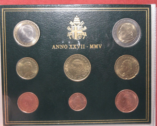 Vatican coffret pièces - bu, 8