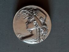 Broche bijou ancien signé Armand BARGAS 4.6cm  ART NOUVEAU BELLE EPOQUE 1900