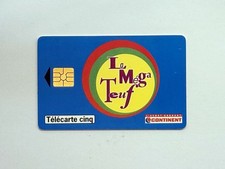 Télécarte privée publique 5 Unités GN312 La mega teuf Continent